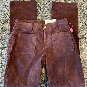 NWT Arizona Jean Co Hi-Rise Kick Boot Cords, size 7